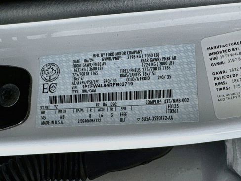 Used 2024 Ford F150 Tremor w/ Equipment Group 402A High AWD/4WD image 57