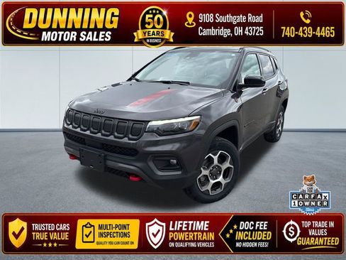 Used 2022 Jeep Compass Trailhawk w/ Trailhawk Elite Group AWD/4WD image 1