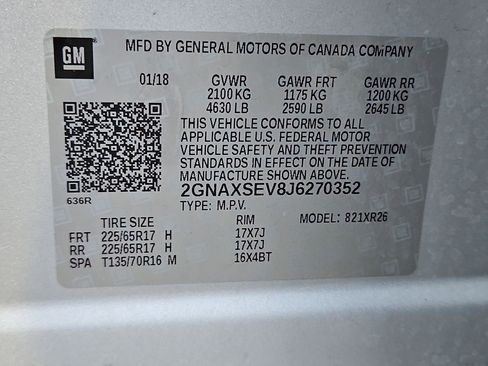 Used 2018 Chevrolet Equinox LT image 35