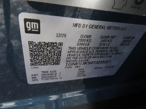 New 2026 Chevrolet Traverse Z71 w/ Driver Confidence Package image 18