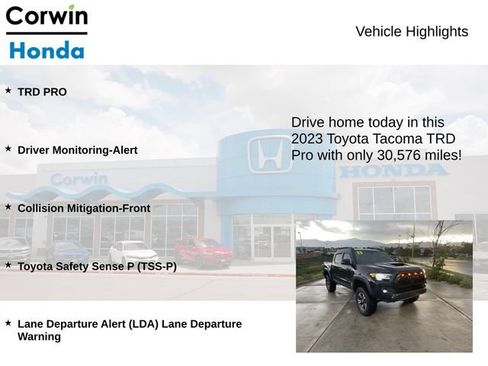 Used 2023 Toyota Tacoma TRD Pro AWD/4WD image 6
