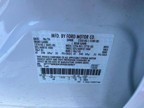 Used 2024 Ford Maverick Lariat w/ 4K Tow Package image 30