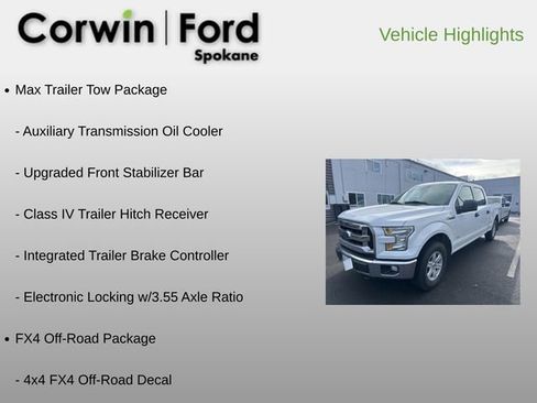 Used 2015 Ford F150 XLT w/ Max Trailer Tow Package image 6
