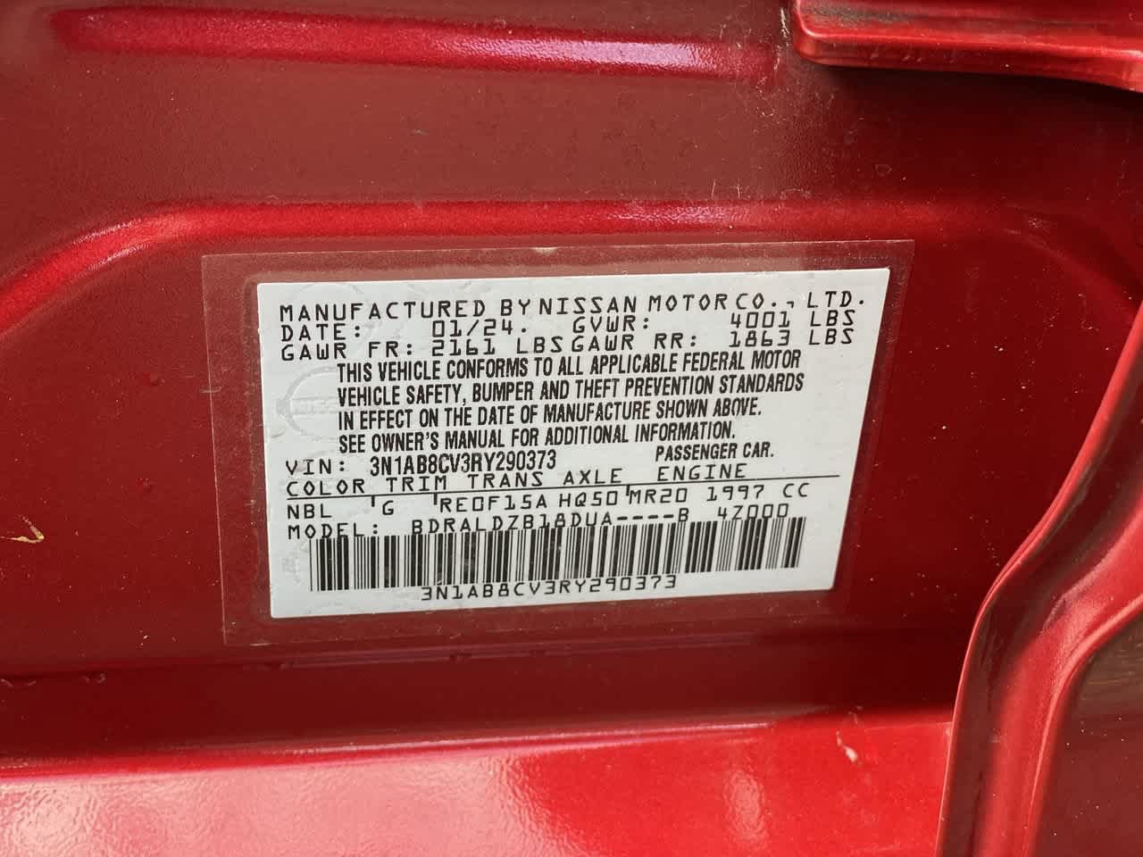 Used 2024 Nissan Sentra SV FWD image 29