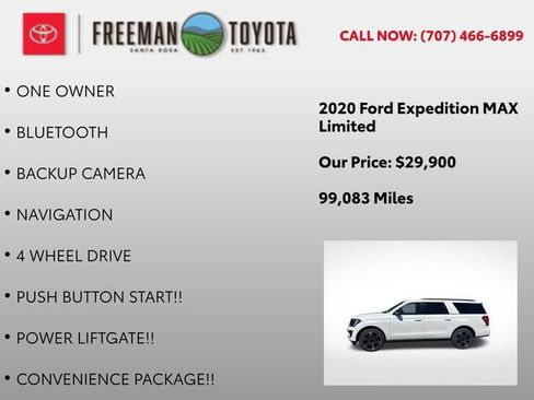 Used 2020 Ford Expedition Max Limited w/ Equipment Group 303A AWD/4WD image 12