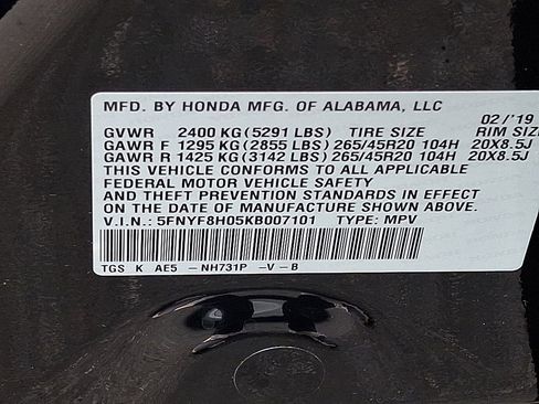 Used 2019 Honda Passport Elite image 31