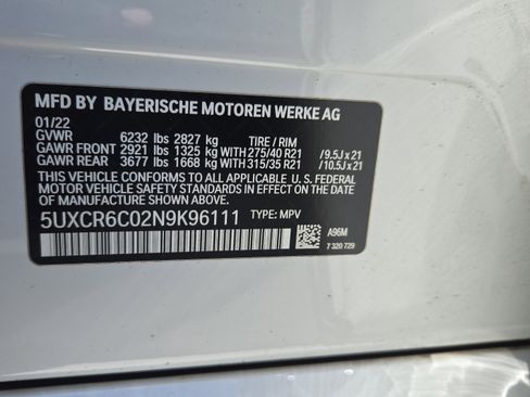 Used 2022 BMW X5 xDrive40i w/ M Sport Package image 39