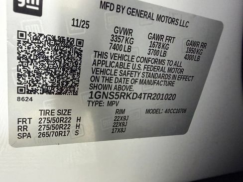 Used 2026 Chevrolet Tahoe RST RWD image 34