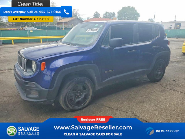 Used 2016 Jeep Renegade Sport w/ Power & Air Group AWD/4WD image 1