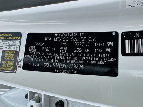Used 2024 Kia Forte GT-Line w/ GT-Line Premium Package FWD image 34
