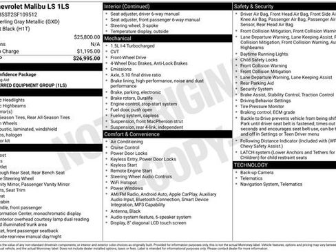 Used 2025 Chevrolet Malibu LS FWD image 38