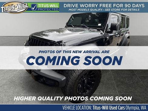 Used 2021 Jeep Wrangler Unlimited Sport AWD/4WD image 2