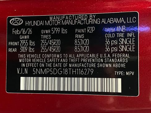 New 2026 Hyundai Santa Fe Calligraphy image 35