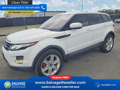 Used 2012 Land Rover Range Rover Evoque Pure Premium