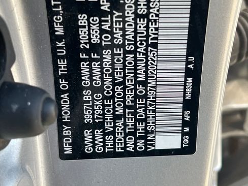 Used 2021 Honda Civic Sport Touring image 30