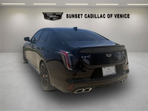 Certified 2025 Cadillac CT4 V w/ LPO, Red Accent Package RWD image 5