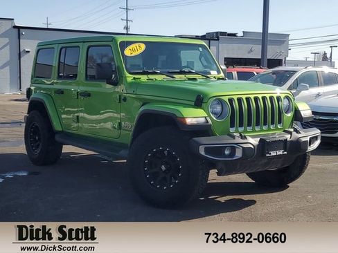 Used 2018 Jeep Wrangler Unlimited Sahara w/ Dual Top Group image 1