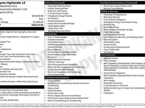 Used 2023 Toyota Highlander LE FWD image 31