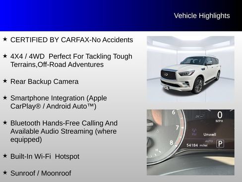 Used 2021 INFINITI QX80 Premium Select AWD/4WD image 4