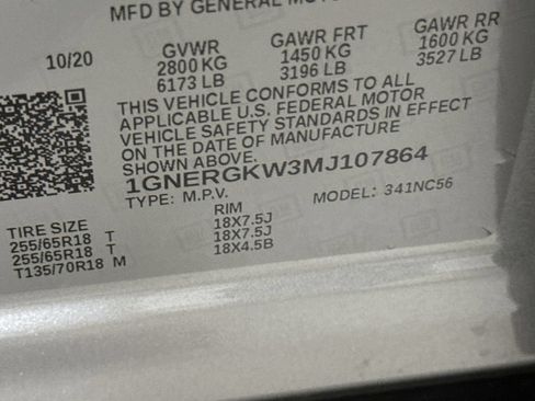 Used 2021 Chevrolet Traverse LT FWD image 28