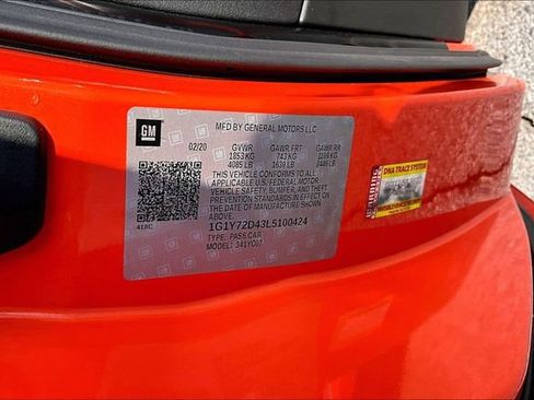 Used 2020 Chevrolet Corvette Stingray Preferred Cpe w/ 2LT Preferred Equipment Group image 32