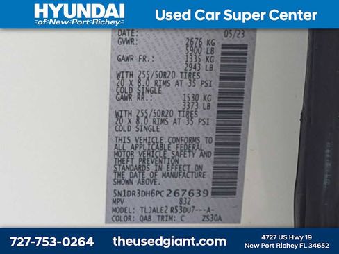 Used 2023 Nissan Pathfinder Platinum FWD image 37