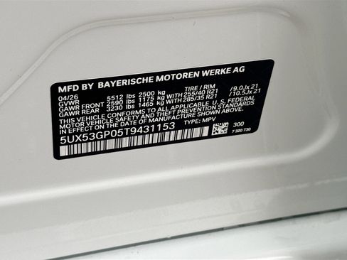 New 2026 BMW X3 xDrive30 w/ Premium Package image 43