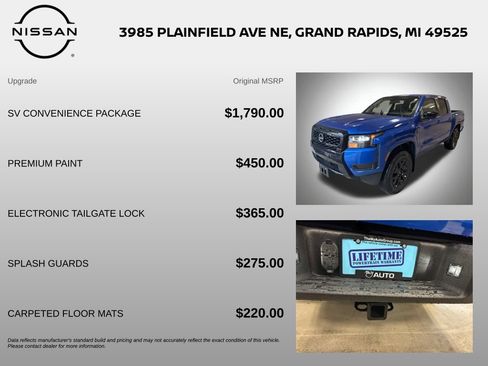New 2026 Nissan Frontier SV w/ SV Convenience Package AWD/4WD image 6