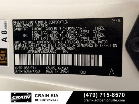 Used 2010 Toyota FJ Cruiser 4WD image 34