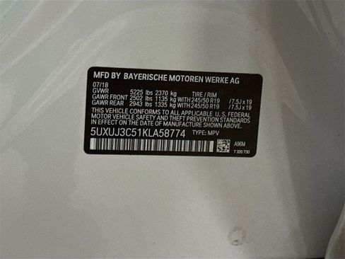 Used 2019 BMW X4 xDrive30i w/ Premium Package image 40