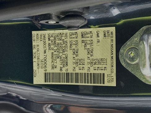 Used 2021 Nissan Frontier SV image 39