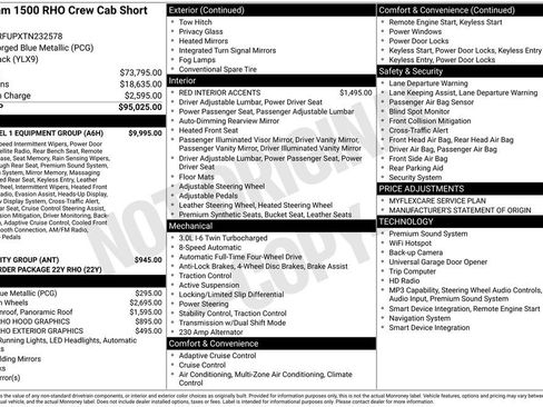 New 2026 RAM 1500 RHO w/ RHO Level 1 Equipment Group AWD/4WD image 3
