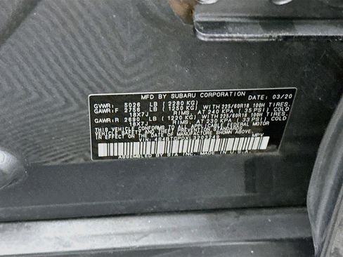 Used 2020 Subaru Outback Touring XT AWD/4WD image 12