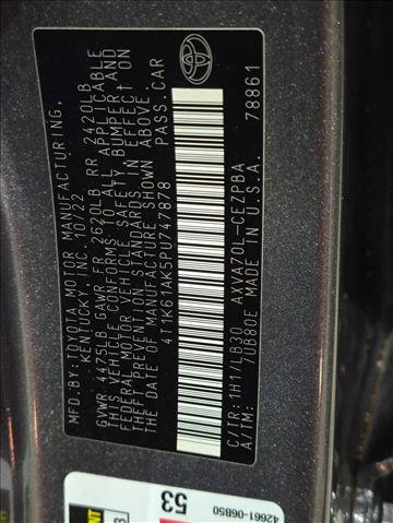 Used 2023 Toyota Camry XSE w/ Navigation Package FWD image 25