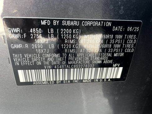 Used 2025 Subaru Outback Onyx Edition w/ Popular Package #2 AWD/4WD image 21