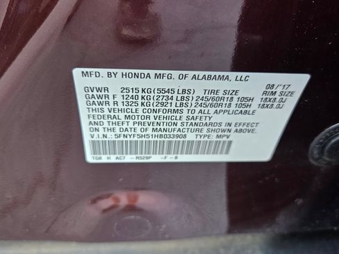 Used 2017 Honda Pilot EX-L image 21