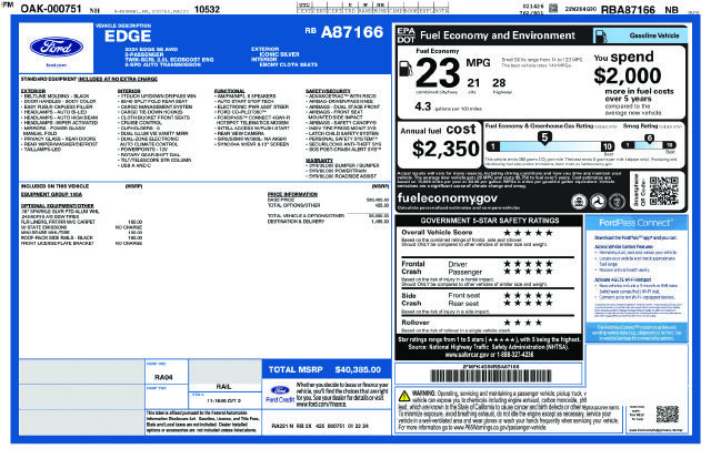 Used 2024 Ford Edge SE AWD/4WD image 3
