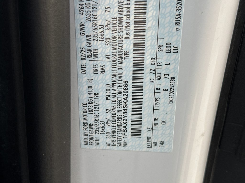 Certified 2025 Ford Transit 350 XLT RWD image 30