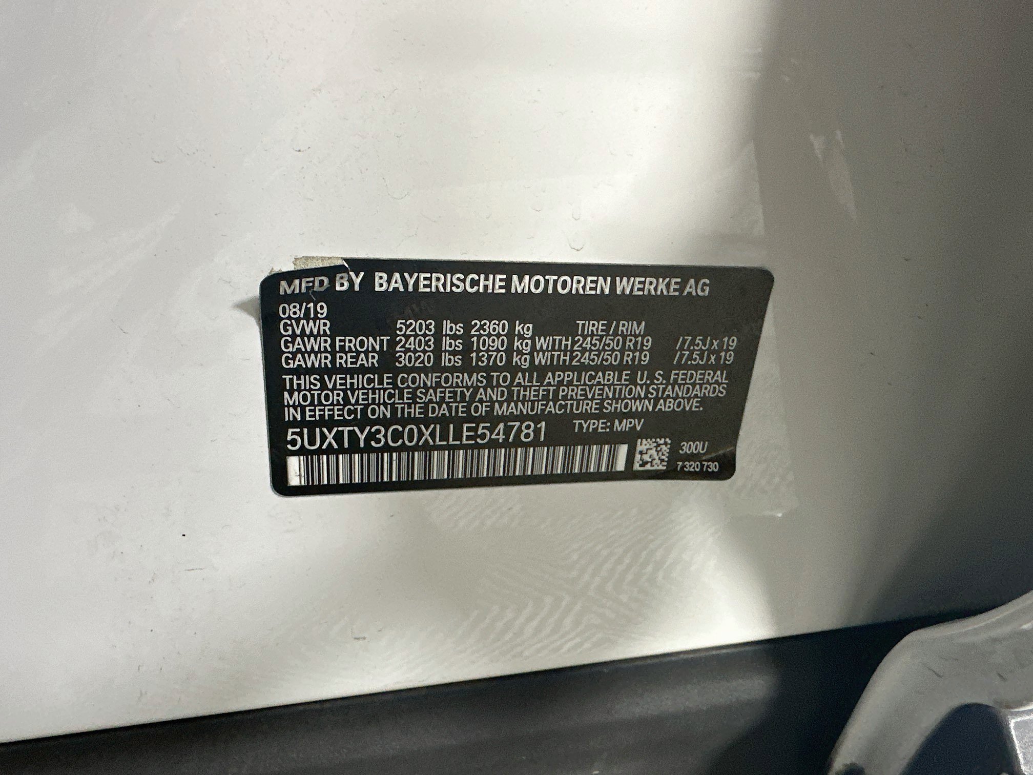 Used 2020 BMW X3 sDrive30i w/ Convenience Package RWD image 12