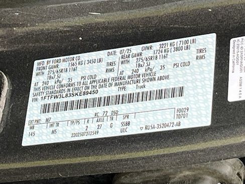 Used 2025 Ford F150 XLT w/ Equipment Group 301A Standard AWD/4WD image 32