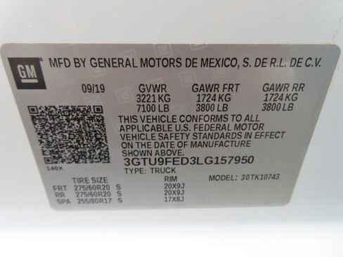 Used 2020 GMC Sierra 1500 Denali w/ Driver Alert Package II AWD/4WD image 74