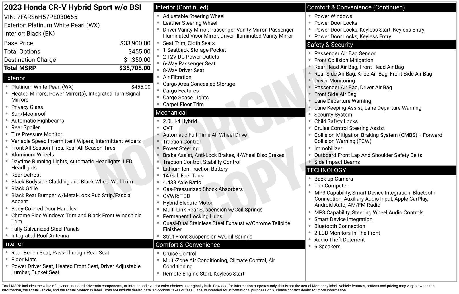 Used 2023 Honda CR-V Sport image 68