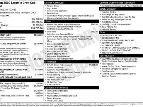 Used 2022 RAM 3500 Laramie w/ Night Edition AWD/4WD image 29