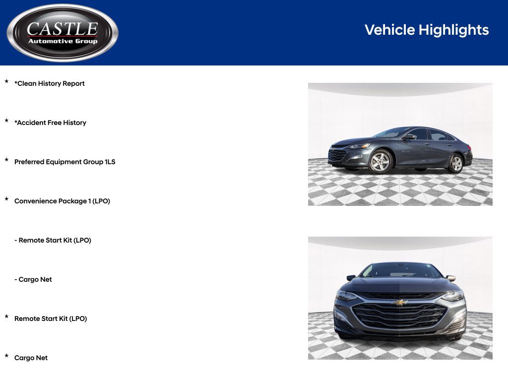 Used 2019 Chevrolet Malibu LS w/ LPO, Convenience Package 1 FWD image 4