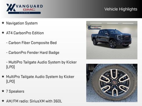 Used 2024 GMC Sierra 1500 AT4 w/ Technology Package AWD/4WD image 5