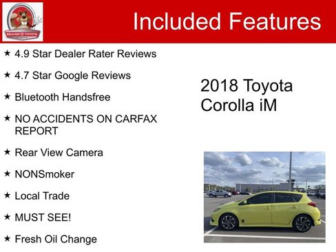 Used 2018 Toyota Corolla iM image 5