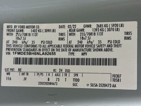 Used 2022 Ford Bronco Outer Banks AWD/4WD image 37