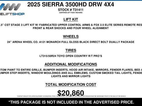 Used 2025 GMC Sierra 3500 Denali w/ Denali Reserve Package image 2