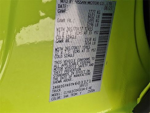 New 2026 Nissan Frontier PRO-4X w/ Pro Premium Package image 18