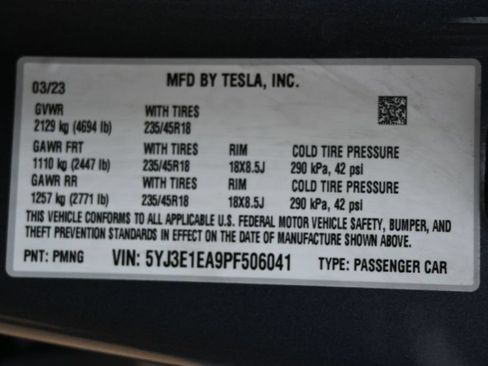 Used 2023 Tesla Model 3 Standard Range RWD image 45